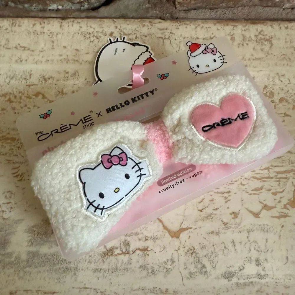 NIB Crème shop x Hello Kitty spa headband